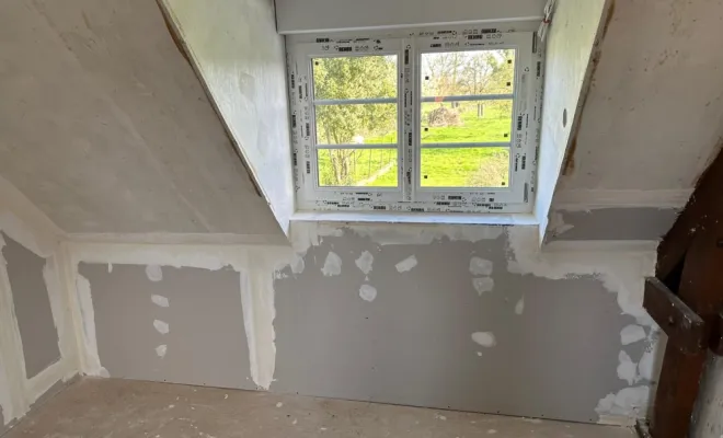 Réhabilitation d'une pièce de maison à Elbeuf, Rouen, AN BAT