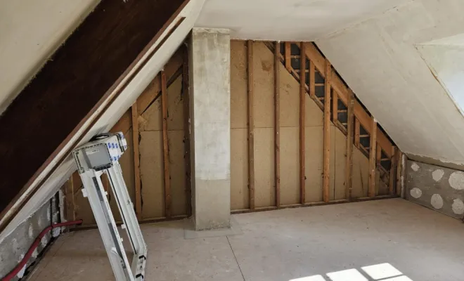 Réhabilitation d'une pièce de maison à Elbeuf, Rouen, AN BAT