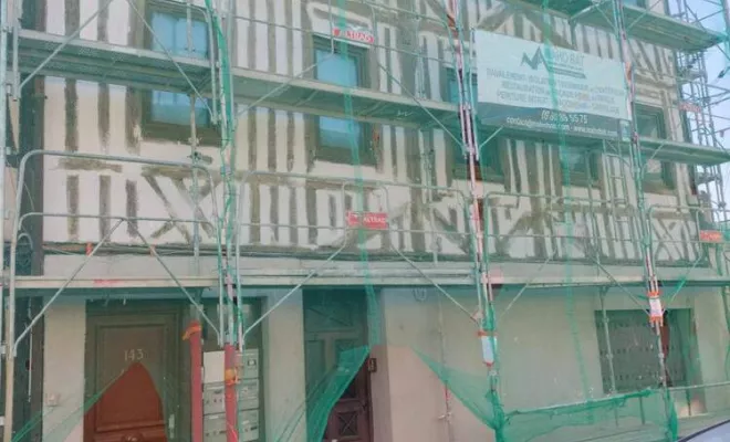 Ravalement de façade, Rouen, AN BAT